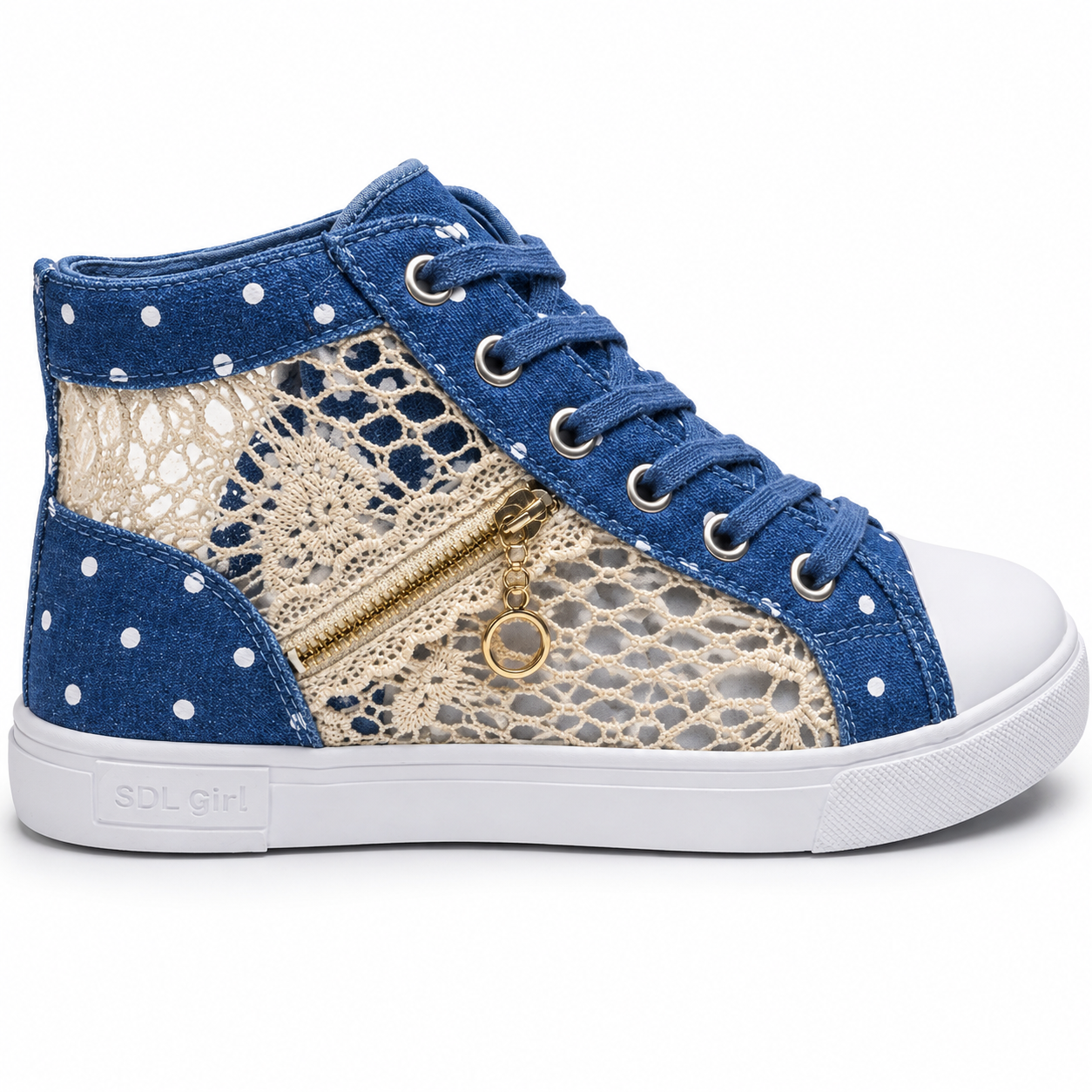 Denim High Sneaker