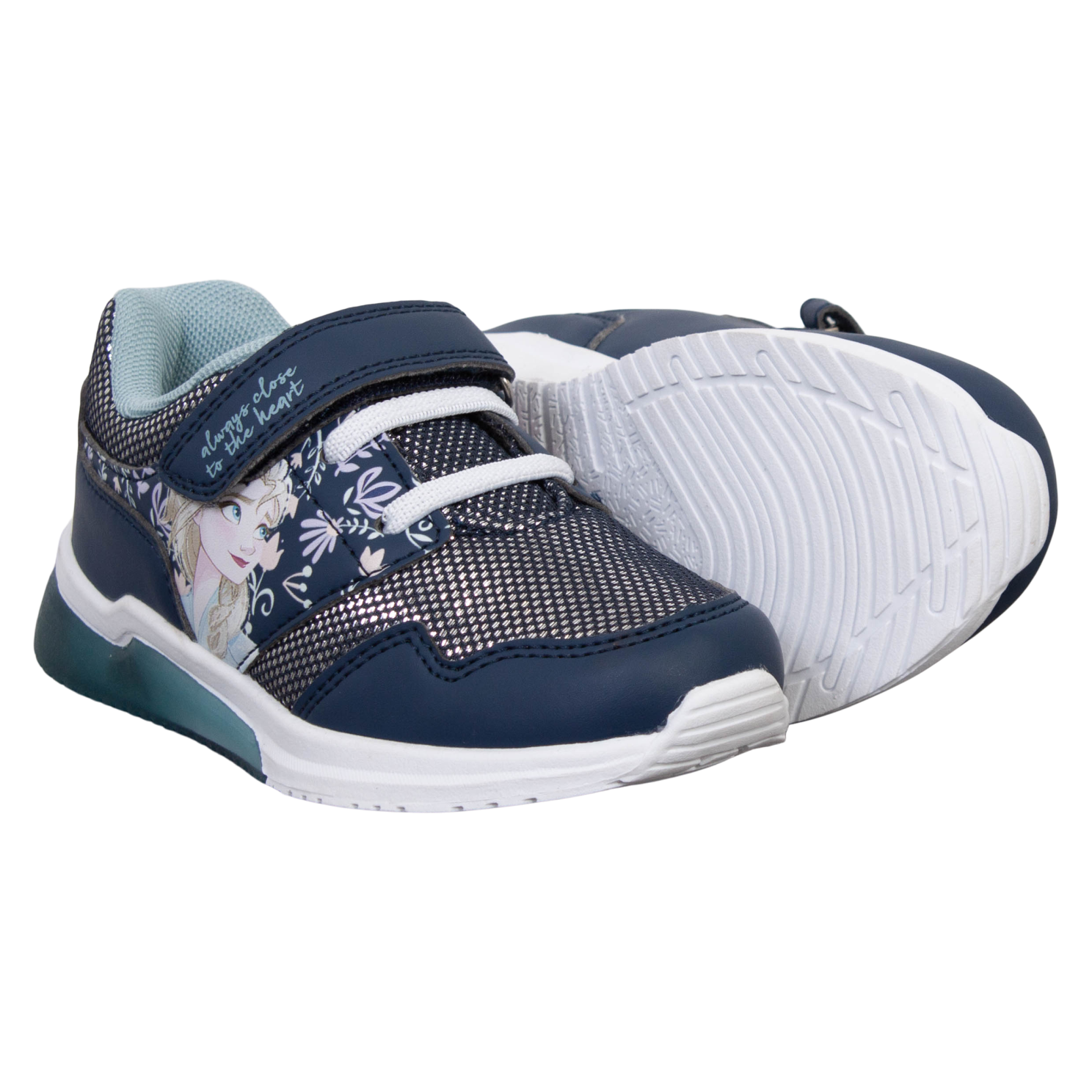 Disney Frozen Pige Sneakers Blink Navy Turkisblå