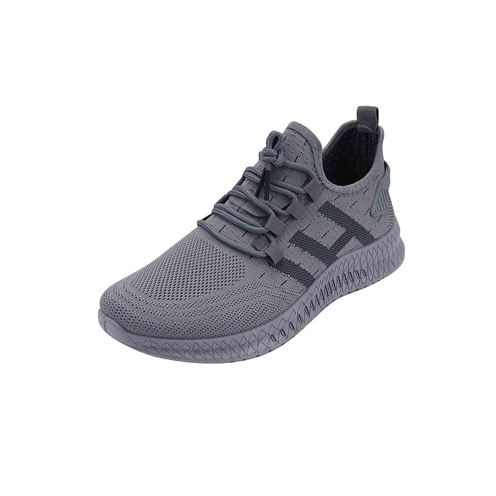 Løbesko Sneakers Til Mænd åndbare Stødabsorberende Gråt